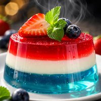 3 Layer Jello Dessert