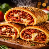 3 Meat Stromboli