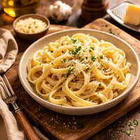 3 Step Fettuccine Alfredo