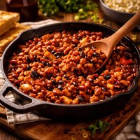 3 Way Bbq Baked Beans Oamc