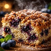 3rd Generation Blueberry Streusel Cake