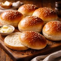 40 Minute Hamburger Buns