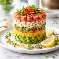 5 Layer Seafood Appetizer