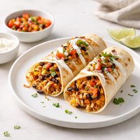5 Minute Crock Pot Burritos