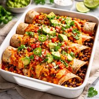 5 Minute Low Fat Tex Mex Enchiladas