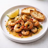 5 Minute Sherried Shrimp Tapas