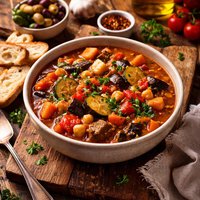 6 Vegetable Mediterranean Stew