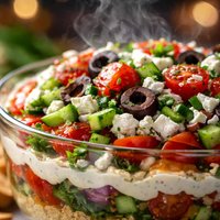 7 Layer Dip Greek Style