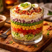 7 Layer Salad for One