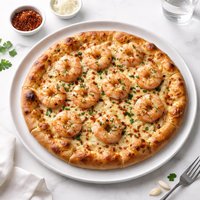 9 Head Garlic Blast Cheese Pizza with Shrimp