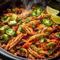 9 to 5 Mexican Crock Pot Chicken