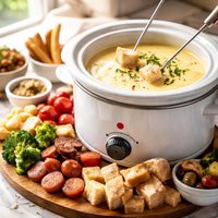 A Classic Crock Pot Fondue