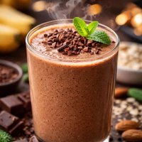A Healthy Chocolate Smoothie