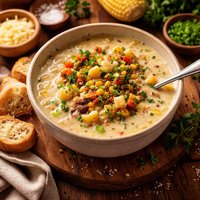 A Lighter Corn Chowder