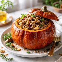 A Meal in a Pumpkin