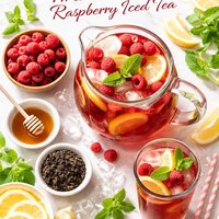 A Most Excellent Raspberry Iced Tea