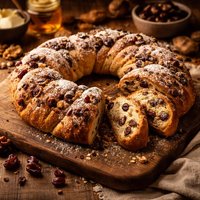 Abm Raisin Date Nut Bread Wreath