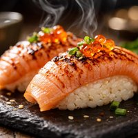 Aburi Salmon Sushi