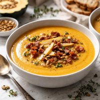 Acorn Squash and Apple Soup
