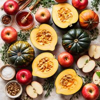Acorn Squash and Apples