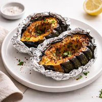 Acorn Squash in Foil on the Grill