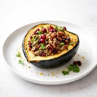 Acorn Squash with Cranberry Stuffing