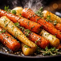 Adders Fork Glazed Carrots Parsnips Zwt Three