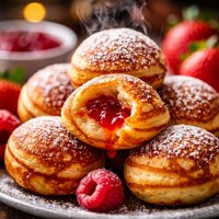 Aebleskiver Round Filled Danish Pancakes