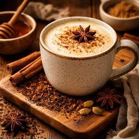 African Haze Tea Latte