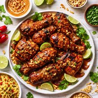 African Style Grilled Peanut Butter Chicken