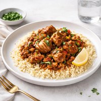 African Style Turkey on Couscous Crock Pot