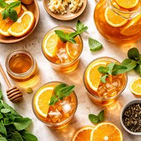 Agave Sweetened Orange Tea