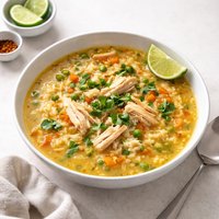 Aguado De Gallina or Chicken Rice Soup