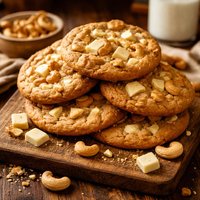 Airbake Giant Cashew White Chocolate Cookies