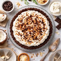 Airy Chocolate Coconut Cream Pie