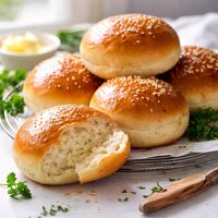 Airy Hamburger Buns