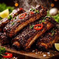 Ajeen Jerk Bbq Lamb Ribs