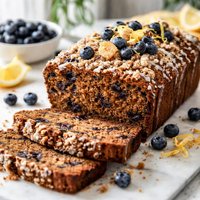 Alaskan Sourdough Blueberry Gingerbread