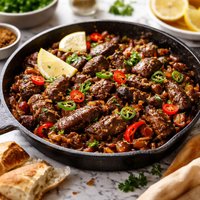 Alexandrian Style Liver Kebda Eskandarani