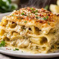 Alfredo and Artichoke Lasagna