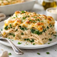 Alfredo Chicken Lasagna