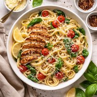 Alfredo Chicken Pasta Toss