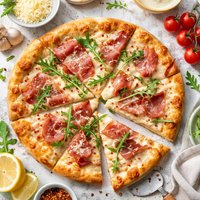 Alfredo Prosciutto Pizza