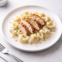 Alfredo Tortellini and Chicken