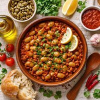 Algerian Broad Beans Garlic Fves En Sauce