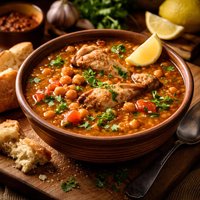 Algerian Chicken Chickpea Soup Chorba Shorba