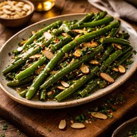 Algerian Green Beans with Almonds