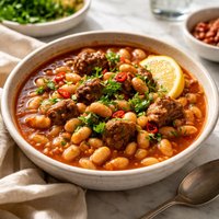 Algerian Stew with White Beans Barboucha