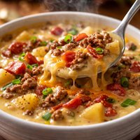 All American Cheeseburger Chowder