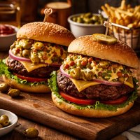 All American Olive Burgers